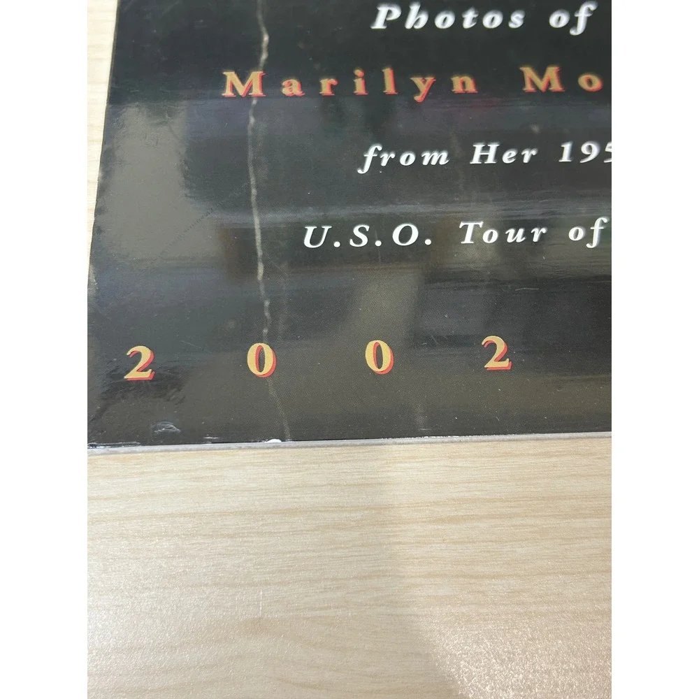 Marilyn Monroe 2002 Calendar 1954 USO Tour of Korea Rare Photos Andrews McMeel